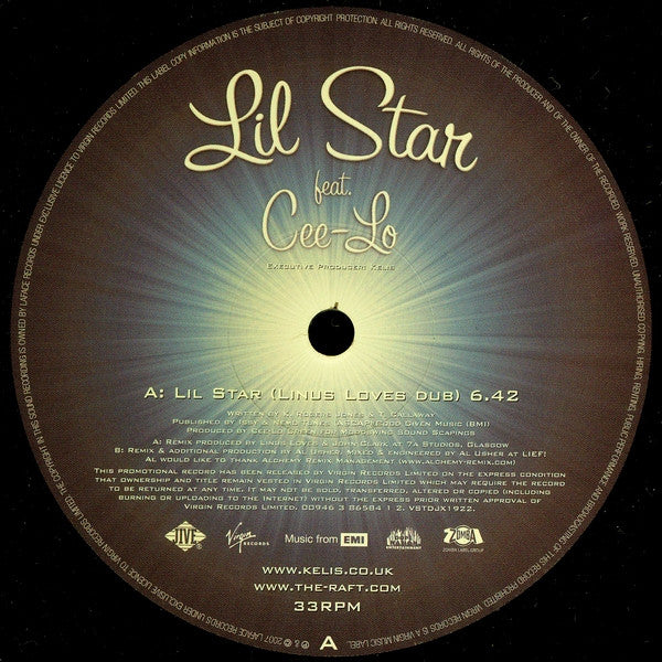 Kelis : Lil Star (12", Promo)