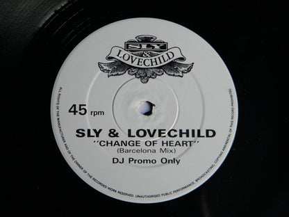 Sly & Lovechild : Change Of Heart (12", Promo)