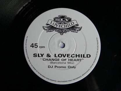 Sly & Lovechild : Change Of Heart (12", Promo)