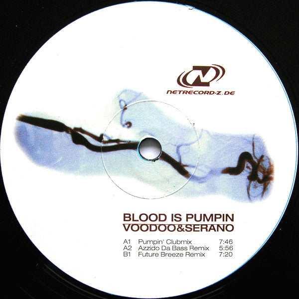 Voodoo & Serano : Blood Is Pumpin' (12")