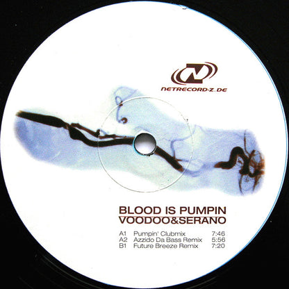Voodoo & Serano : Blood Is Pumpin' (12")