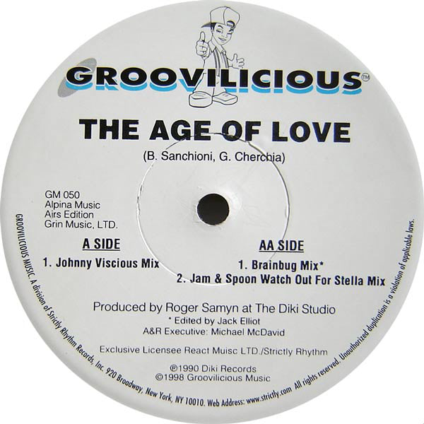 The Age Of Love* : The Age Of Love (12")