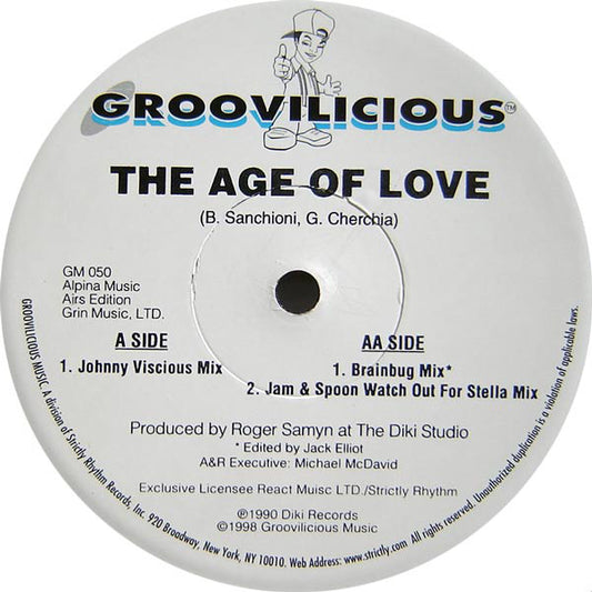 The Age Of Love* : The Age Of Love (12")