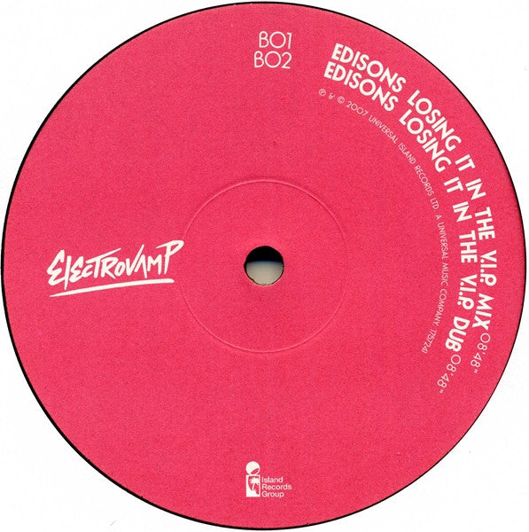 Electrovamp : I Don't Like The Vibe In The V.I.P. (12")