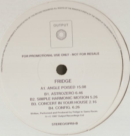 Fridge : Anglepoised (12", Promo)