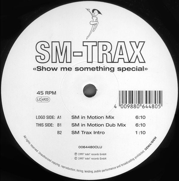 SM-Trax : Show Me Something Special (12", Blu)