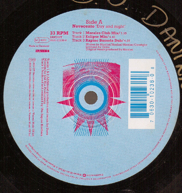 Novecento : Day And Night (12")