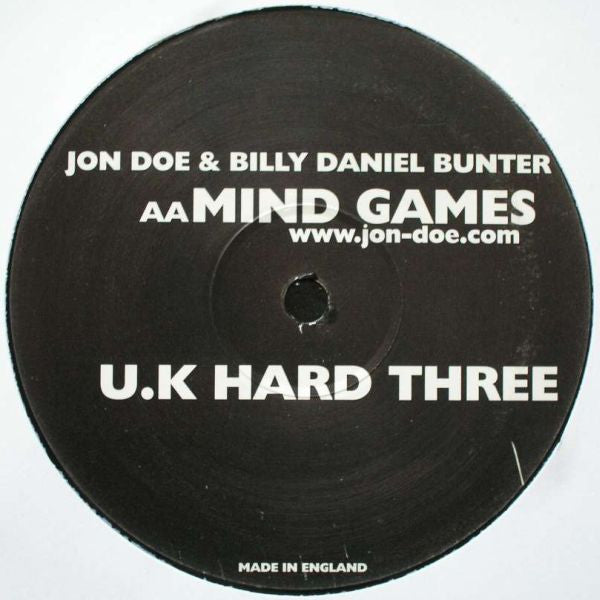 Billy Daniel Bunter & Jon Doe : Feel So Good / Mind Games (12")