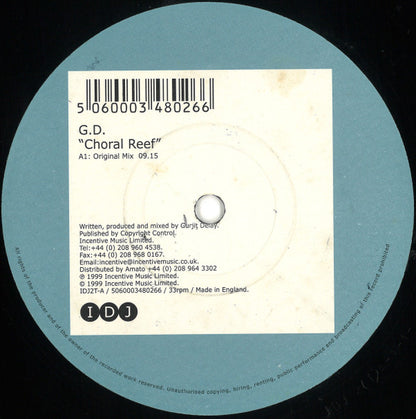 G.D.* : Choral Reef (12")