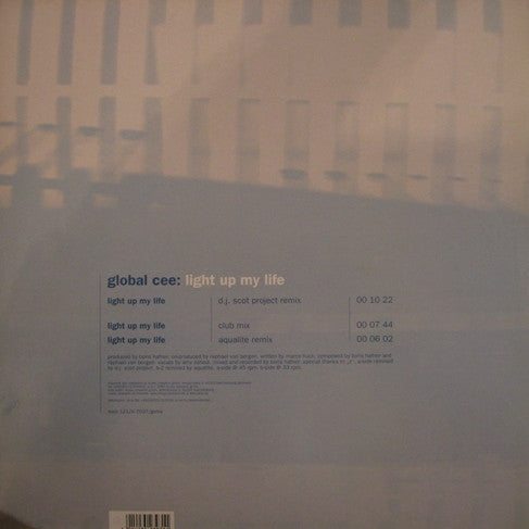 Global Cee : Light Up My Life (12")