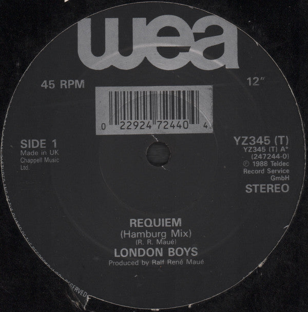 London Boys : Requiem (12", Single)