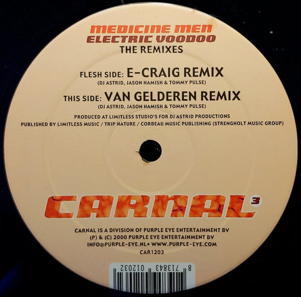 Medicine Men : Electric Voodoo (The Remixes) (12")