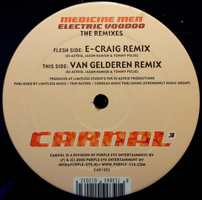 Medicine Men : Electric Voodoo (The Remixes) (12")
