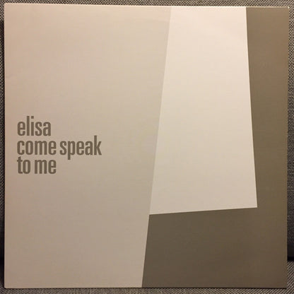 Elisa : Come Speak To Me (12", Promo)