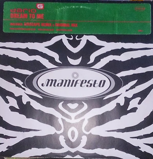 Dario G : Dream To Me (12", Single, Promo)