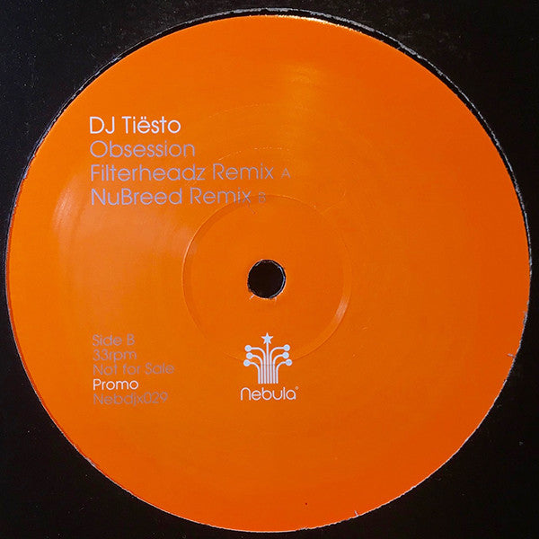 DJ Tiësto & Junkie XL : Obsession (Promo 2) (12", Promo)