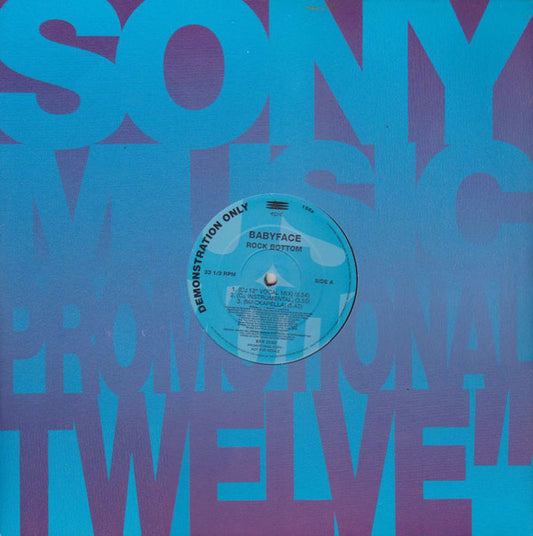 Babyface : Rock Bottom (12", Promo)