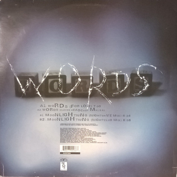 Paul van Dyk Featuring Toni Halliday : Words (12", Single)