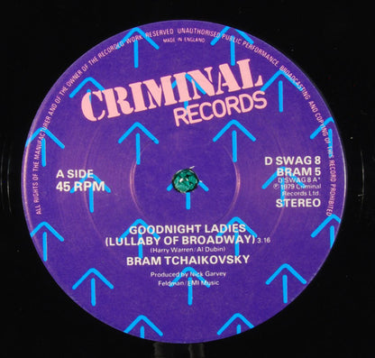 Bram Tchaikovsky : Lullaby Of Broadway (12", Maxi)