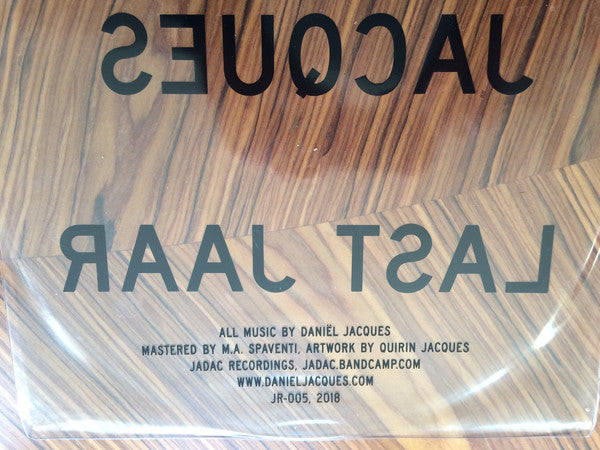 Daniël Jacques* : Last Jaar (12")