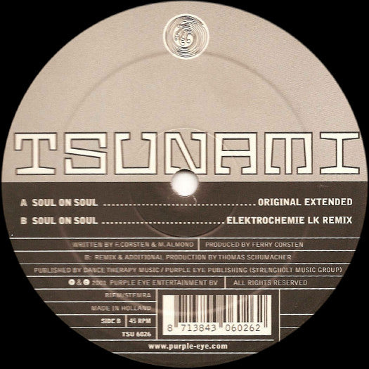 System F Featuring Marc Almond : Soul On Soul (12")