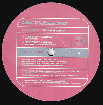 Overdrive (5) : The Great Barrier (12")