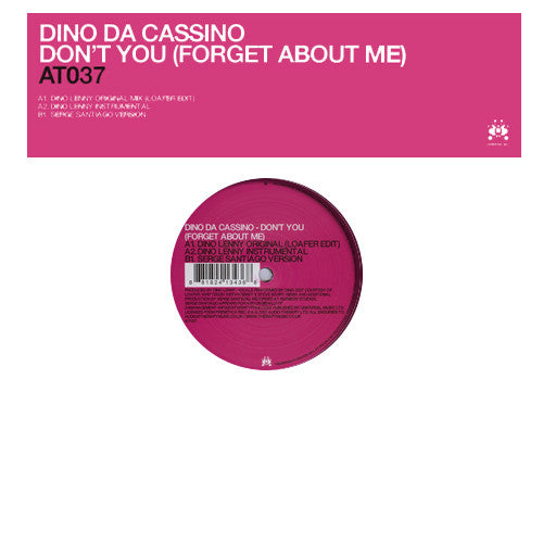 Dino Da Cassino : Don't You (Forget About Me) (12")