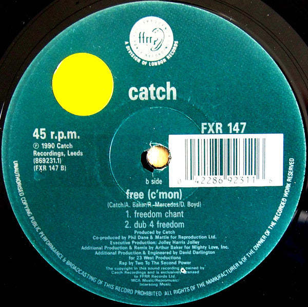Catch (2) : Free (C'mon) (Remix) (12")