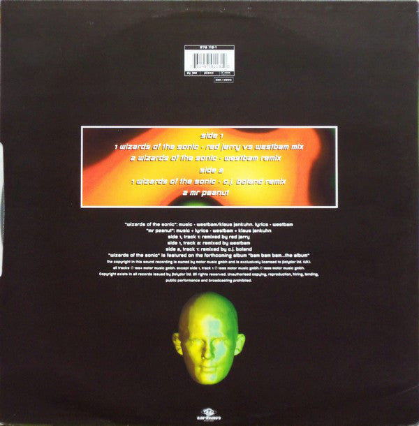 Westbam : Wizards Of The Sonic (12", Single)