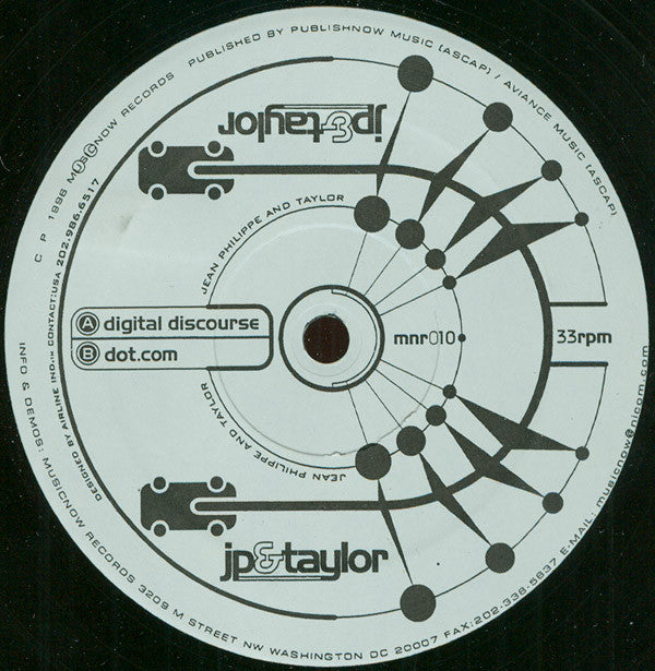 Jean-Phillippe Aviance & Taylor : Digital Discourse / Dot.com (12")