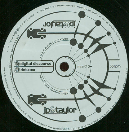 Jean-Phillippe Aviance & Taylor : Digital Discourse / Dot.com (12")