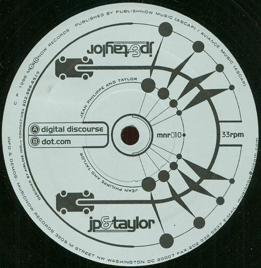 Jean-Phillippe Aviance & Taylor : Digital Discourse / Dot.com (12")