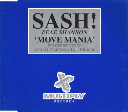 SASH! Feat. Shannon : Move Mania (CD, Single)