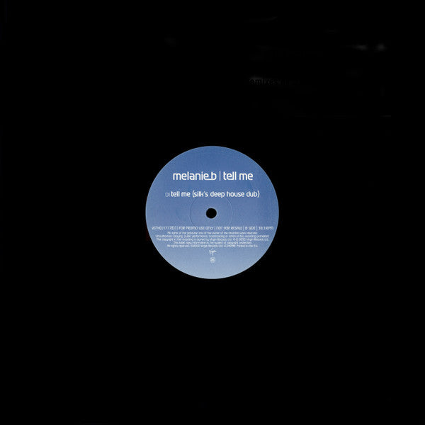 Melanie B : Tell Me (2x12", Promo)