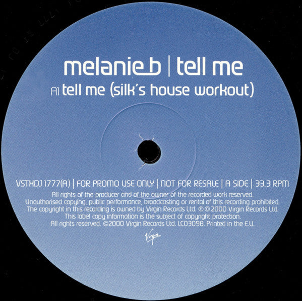 Melanie B : Tell Me (2x12", Promo)