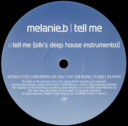 Melanie B : Tell Me (2x12", Promo)