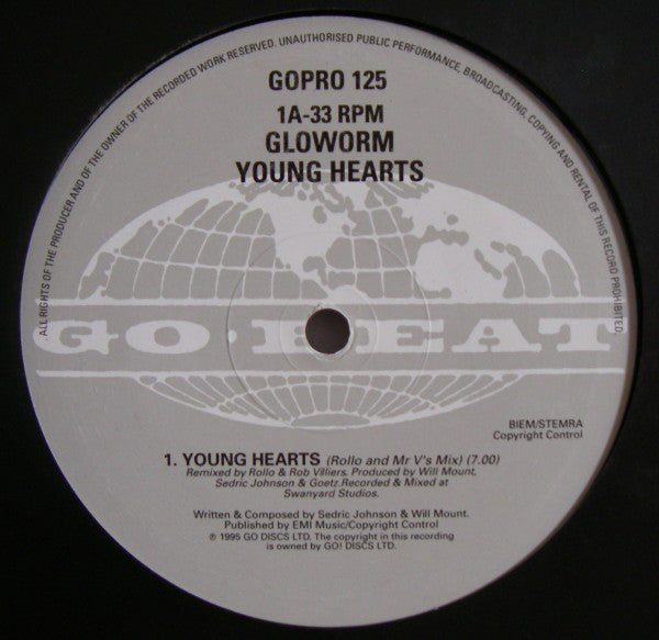 Gloworm : Young Hearts (2x12", Promo)