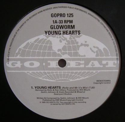 Gloworm : Young Hearts (2x12", Promo)