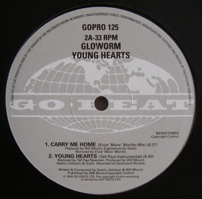 Gloworm : Young Hearts (2x12", Promo)
