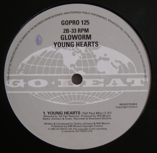 Gloworm : Young Hearts (2x12", Promo)