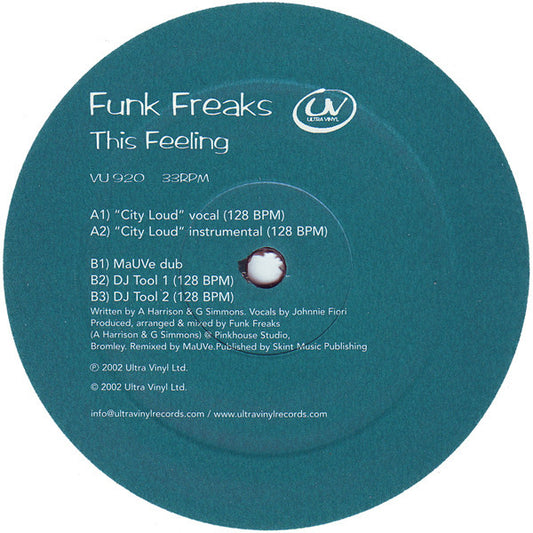Funk Freaks : This Feeling (12")