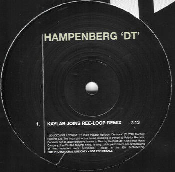 Hampenberg : DT (12", S/Sided, Promo)