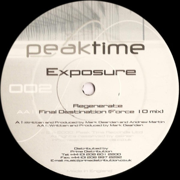 Exposure (3) : Regenerate (12")