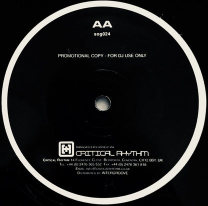 Mercurio : The Hand Of God EP (12", Promo)