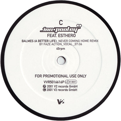 Ian Pooley Feat. Esthero : Balmes (A Better Life) (2x12", Promo)