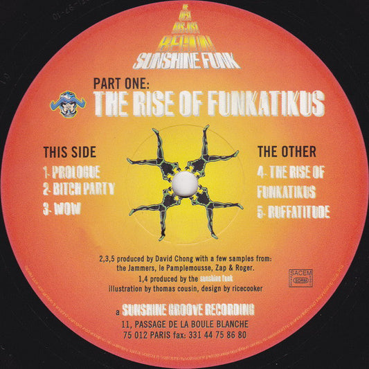 Sunshine Funk / David Chong : The Rise Of Funkatikus (12")