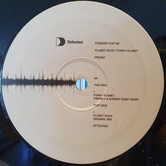 Powers That Be Vs. Roland Clark : Planet Rock / Funky Planet (12", Promo)