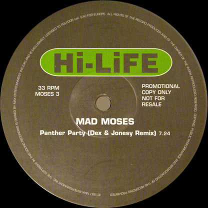 Mad Moses : Panther Party (12", Promo)