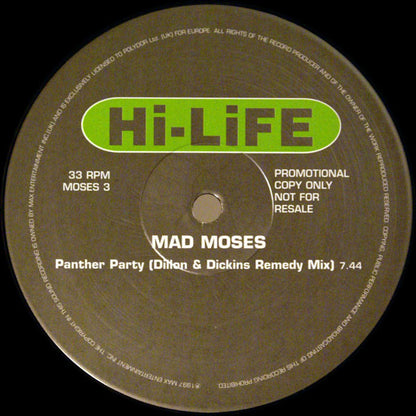 Mad Moses : Panther Party (12", Promo)