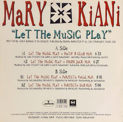 Märy Kiani* : Let The Music Play (12")